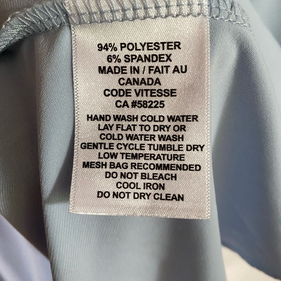 Gorgeous ice-blue over size tunic top. - Picture 3 of 4